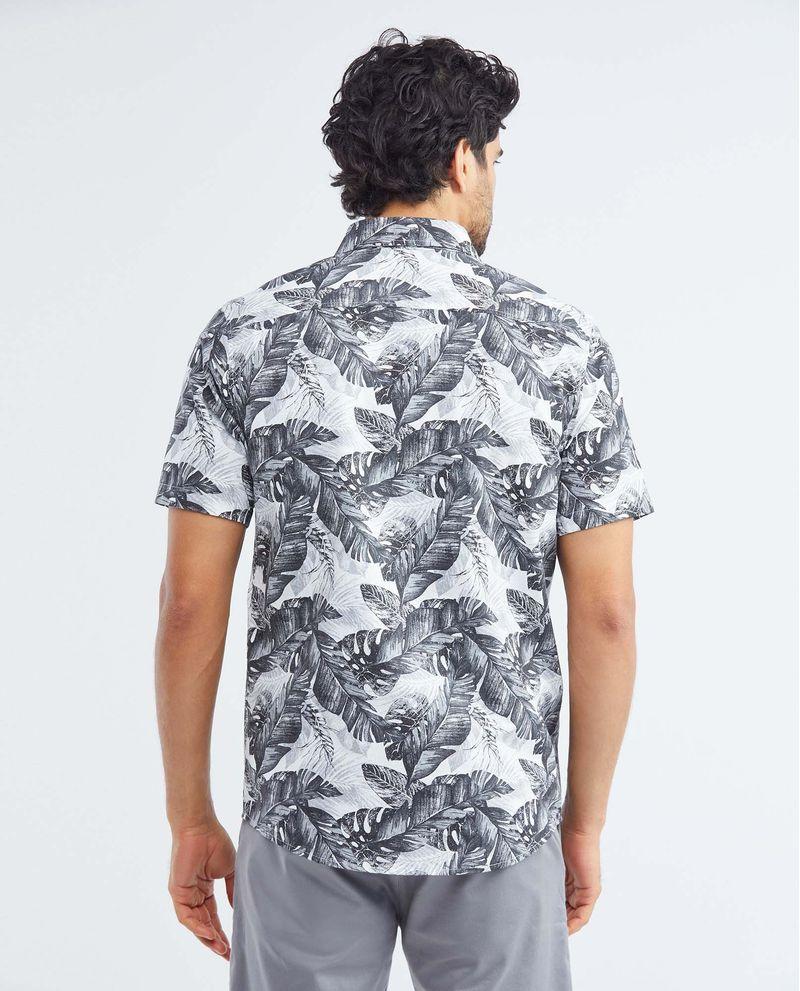 Chevignon Camisa Resort De Hombre Classic Fit Manga Corta - Maxi Print Palmeras