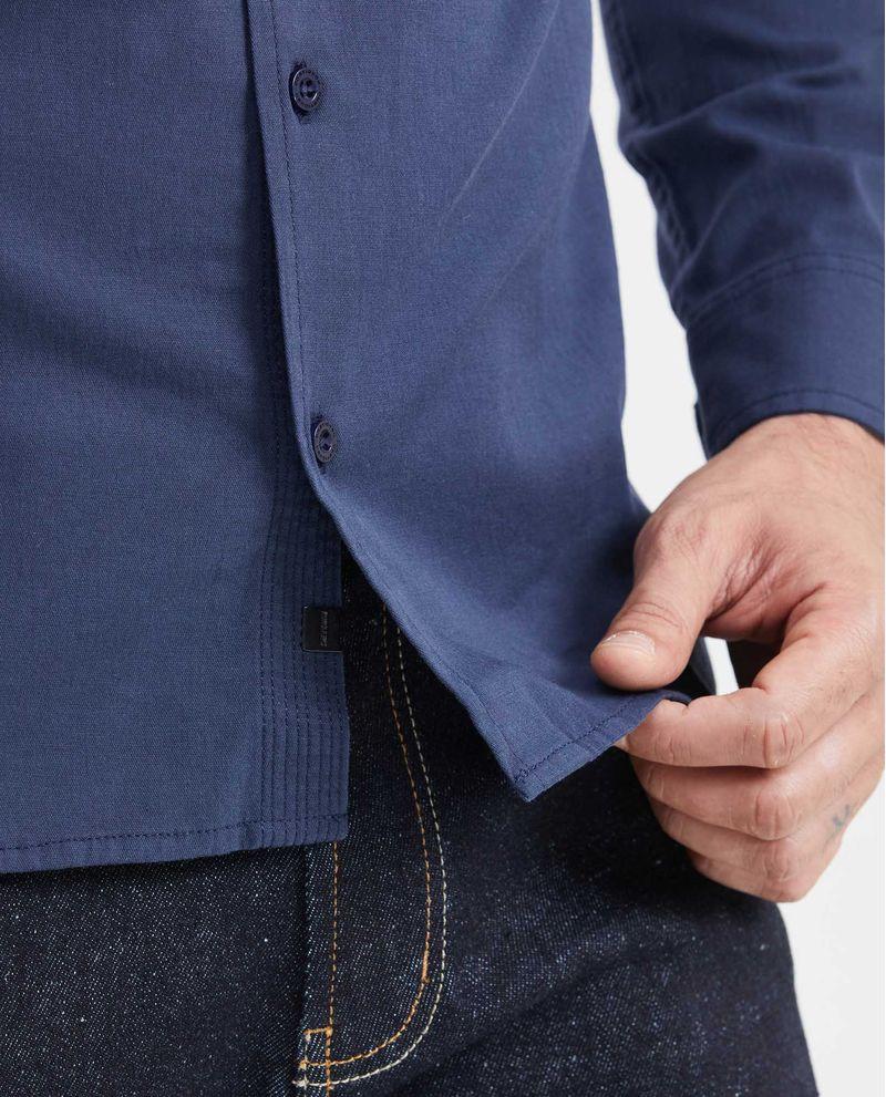 Chevignon Camisa Slim Fit Manga Larga Con Bolsillo Para Hombre