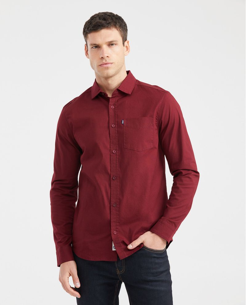 Chevignon Camisa Slim Fit Manga Larga con Bolsillo para Hombre