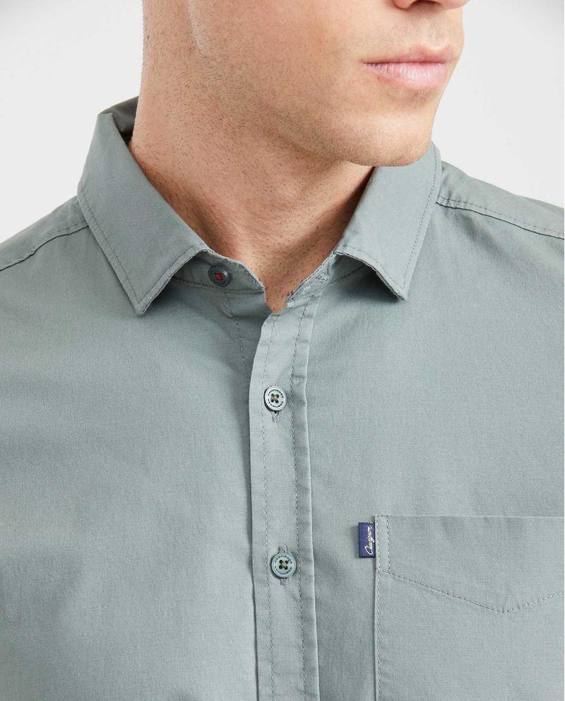 Chevignon Camisa Slim Fit Manga Larga Con Bolsillo Para Hombre