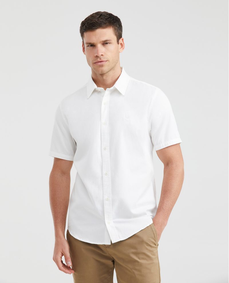 Chevignon Camisa Slim Fit Manga Larga en Algodón para Hombre