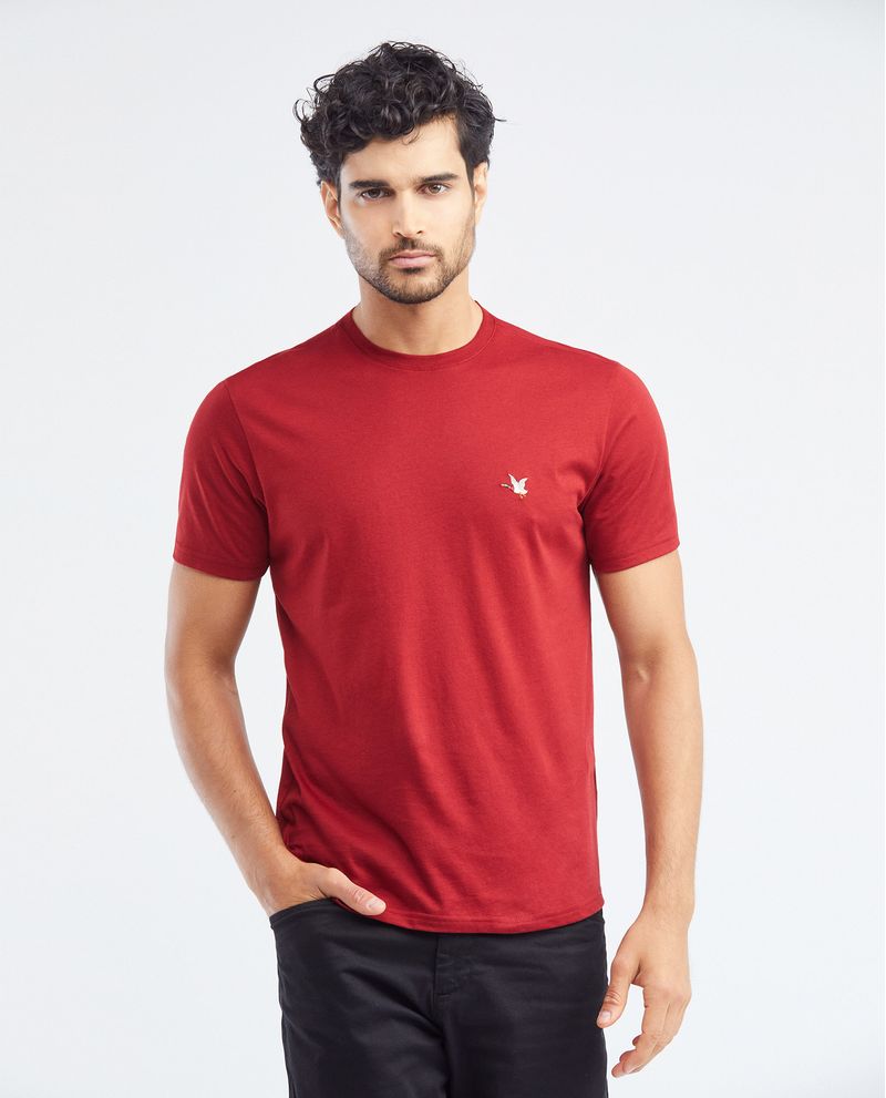 Chevignon Camiseta Básica de Hombre Slim Fit Cuello Redondo - Algodón Pima
