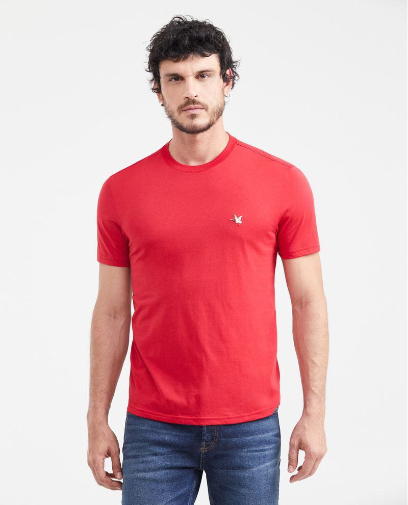 Chevignon Camiseta Básica Straight Fit Cuello Redondo en Algodón Pima para Hombre