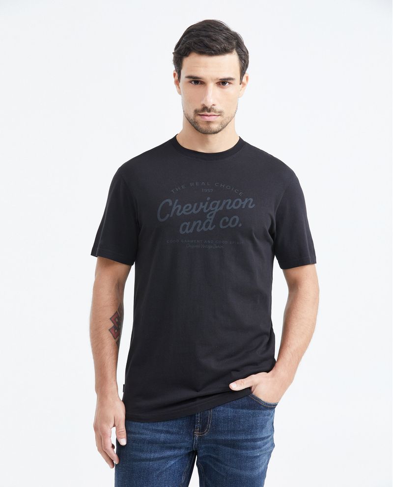 Chevignon Camiseta Classic Fit Estampada Cuello Redondopara Hombre