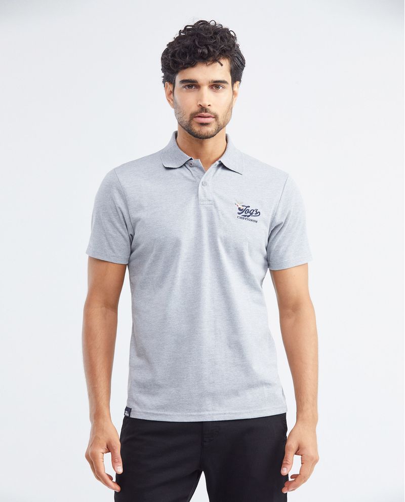 Chevignon Camiseta de Hombre Tipo Polo Slim Fit Manga Corta - TOGS Cuello con Revés en Contraste