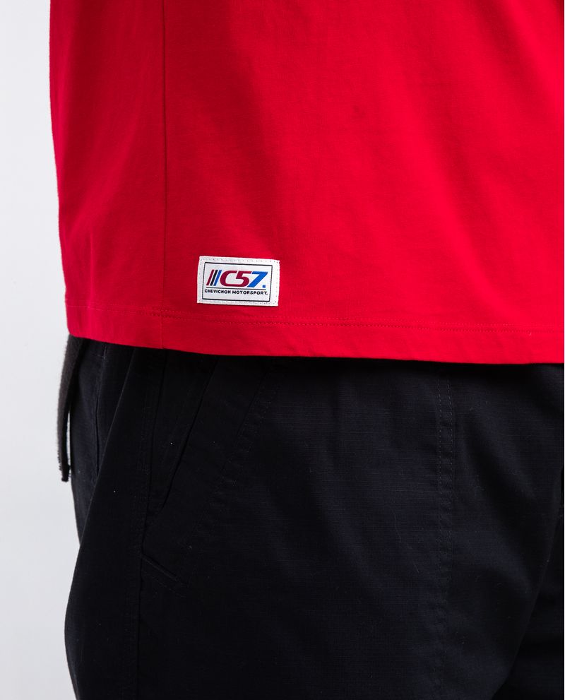 Chevignon Camiseta Gráfica De Hombre Slim Fit - Estampado Escudo Y Banderas