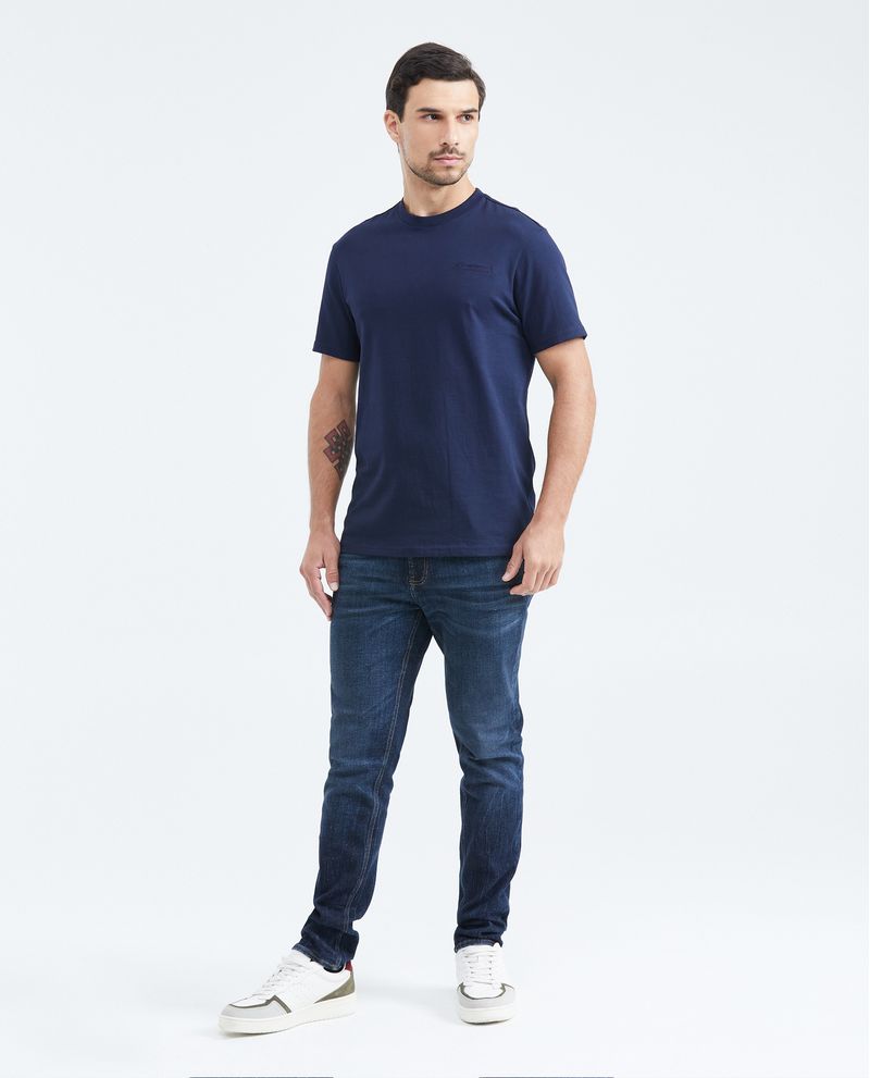 Chevignon Camiseta Slim Fit Con Bordado Cuello Redondo Para Hombre