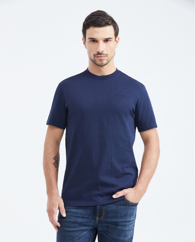 Chevignon Camiseta Slim Fit con Bordado Cuello Redondo para Hombre