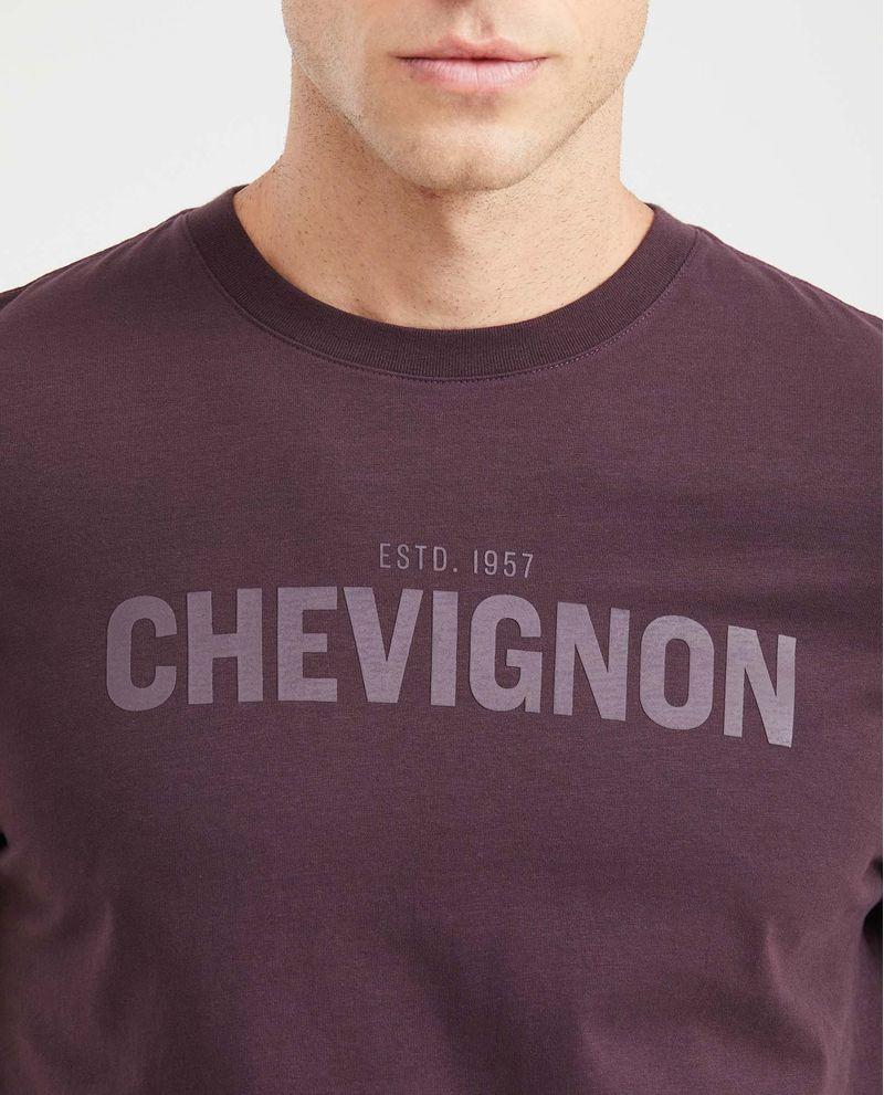 Chevignon Camiseta Slim Fit Estampada Cuello Redondo Para Hombre