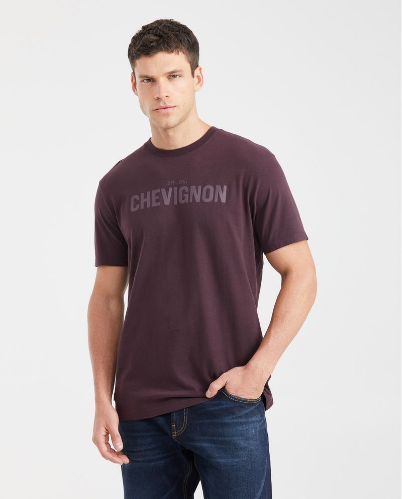 Chevignon Camiseta Slim Fit Estampada Cuello Redondo para Hombre