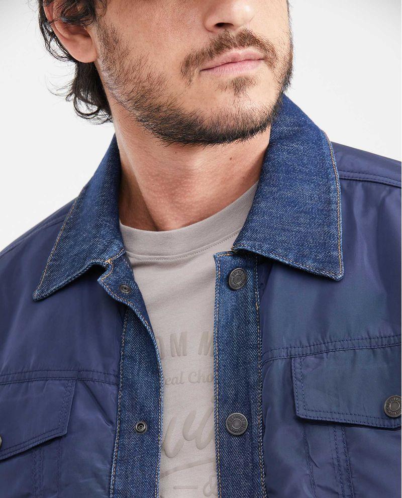 Chevignon Chaqueta Doble Faz En Denim Azul Ultra Oscuro Para Hombre