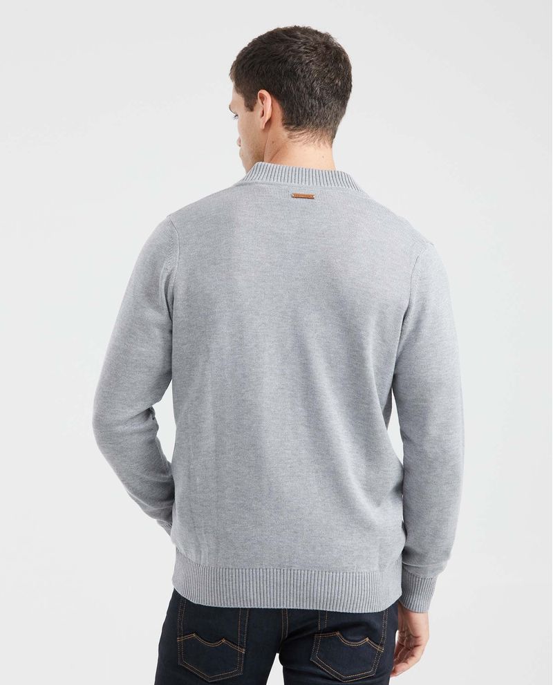 Chevignon Chaqueta Tejida Con Cuello Nerú Para Hombre