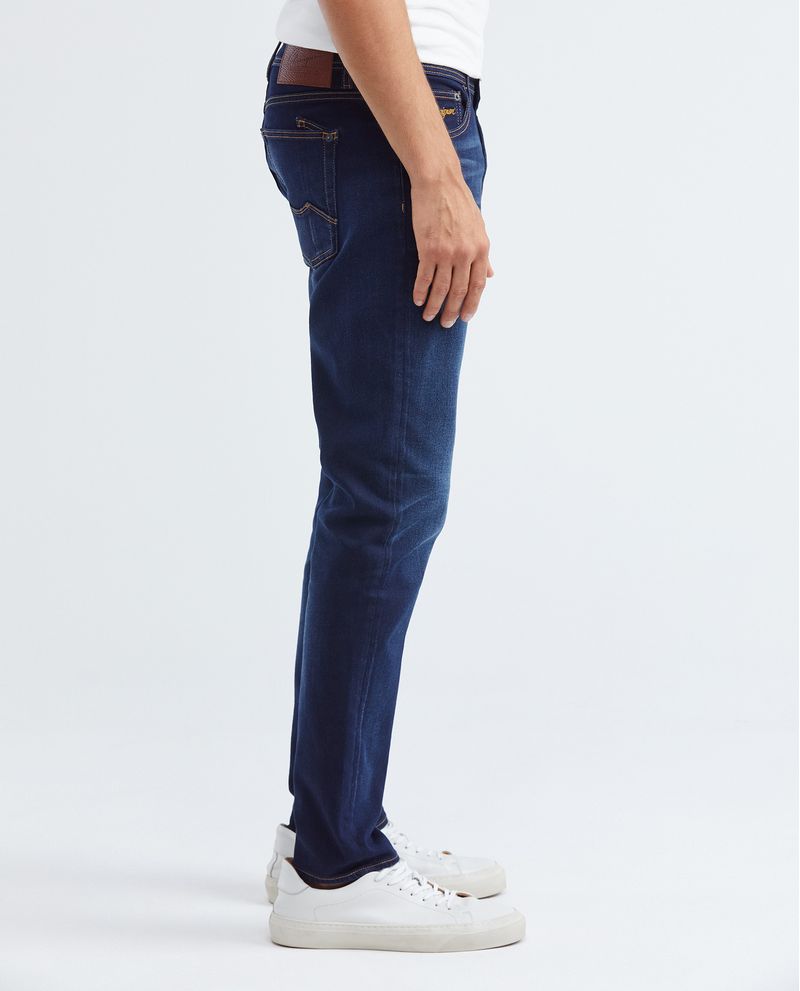 Chevignon Jean De Hombre Straight Fit Morrison Bota Slim - Azul Oscuro