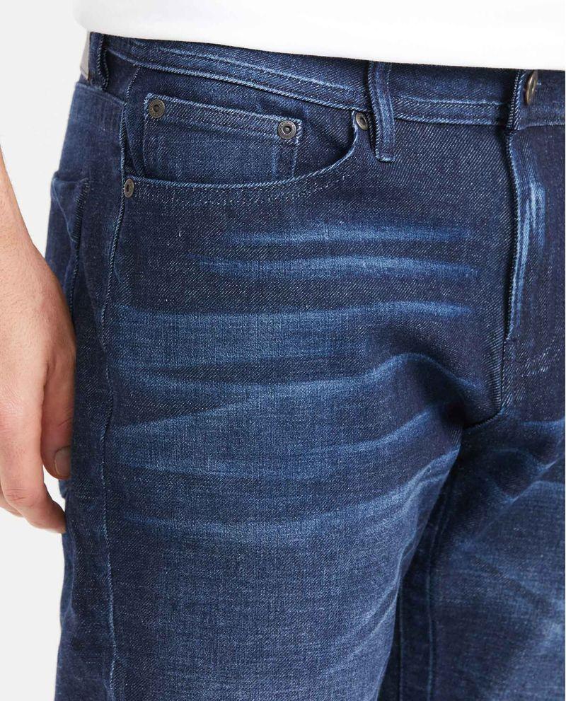 Chevignon Jean Slim Fit Tiro Medio Bota Slim Azul Ultra Oscuro Para Hombre