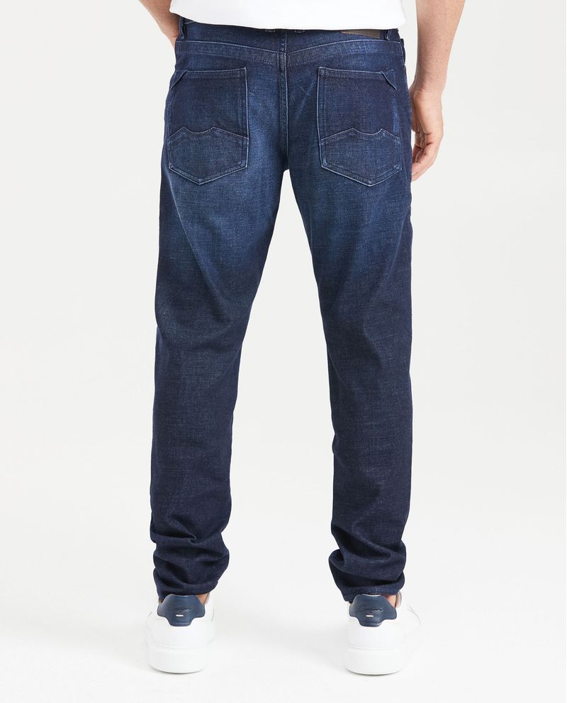 Chevignon Jean Slim Fit Tiro Medio Bota Slim Azul Ultra Oscuro Para Hombre