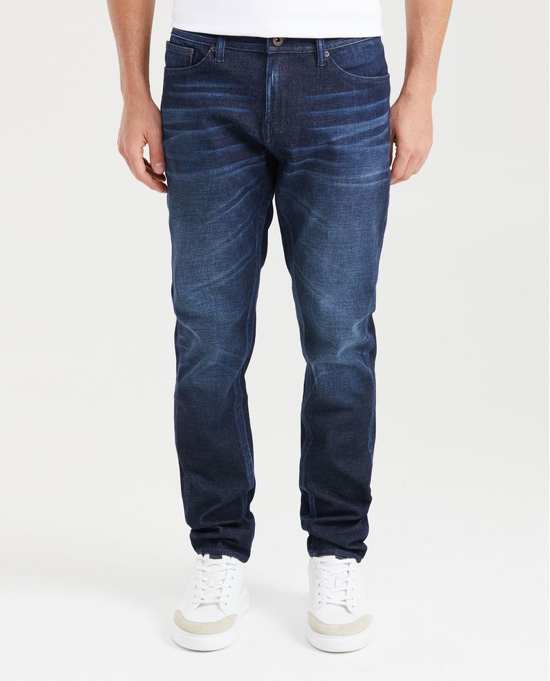 Chevignon Jean Slim Fit Tiro Medio Bota Slim Azul Ultra Oscuro para Hombre