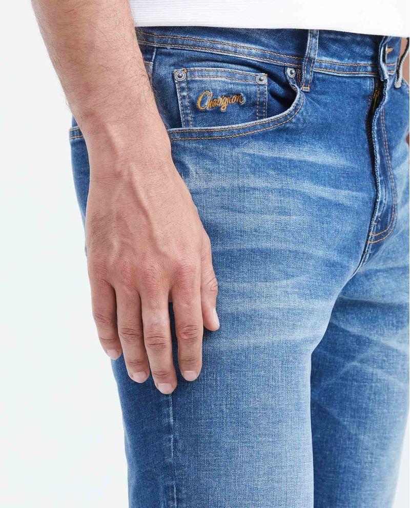 Chevignon Jean Straight Fit Tiro Medio Boot Cut Azul Medio Para Hombre