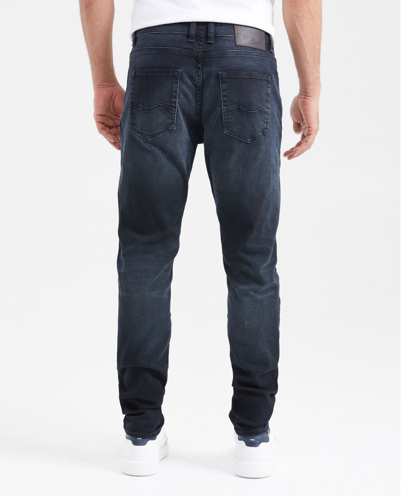 Chevignon Jean Súper Slim Fit Tiro Bajo Bota Super Slim Azul Ultra Oscuro Para Hombre