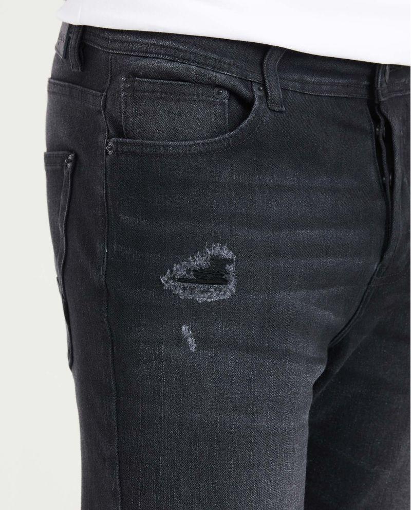 Chevignon Jean Súper Slim Fit Tiro Bajo Bota Super Slim Negro Para Hombre
