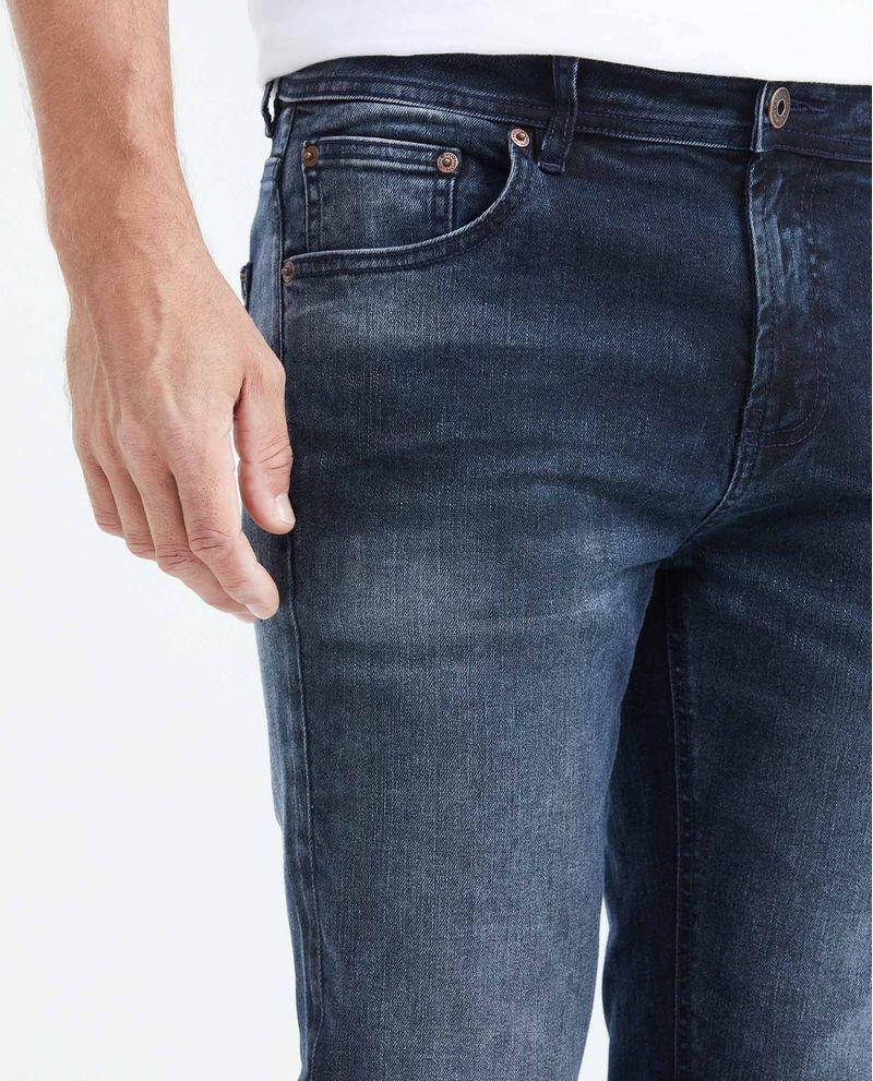 Chevignon Jean Súper Slim Fit Tiro Medio Bota Super Slim Azul Ultra Oscuro Para Hombre