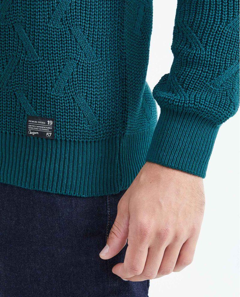 Chevignon Suéter Tejido Con Cuello Redondo Grueso Para Hombre