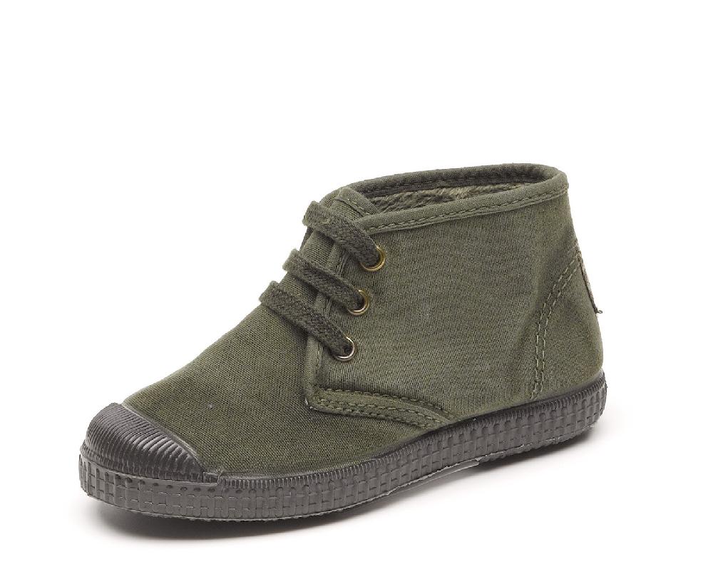 Cienta Bota Safari/Pisacacas Efecto Desgastado Puntera