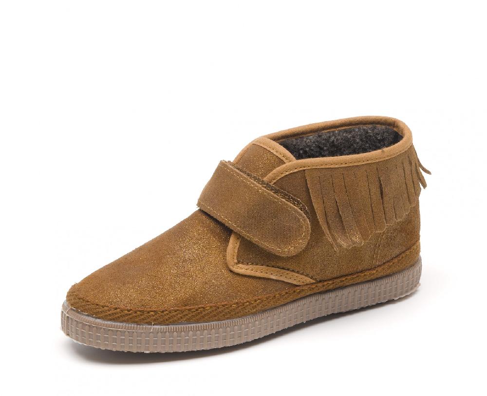 Cienta Bota Safari/Pisacacas Velcro Indi Metalizada