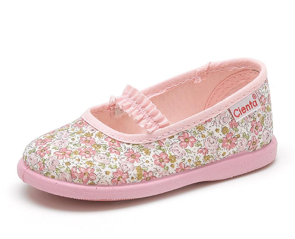 Cienta Bailarina Elastico Florecillas