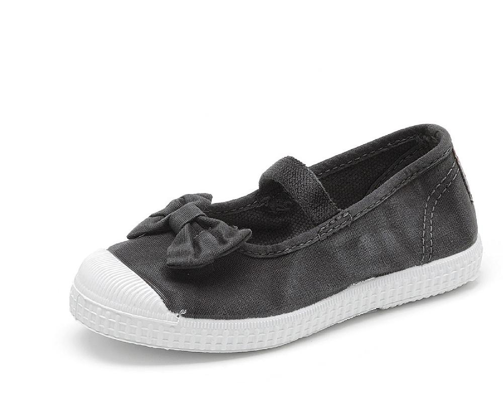 Cienta Bailarina Lazo Efecto Desgastado