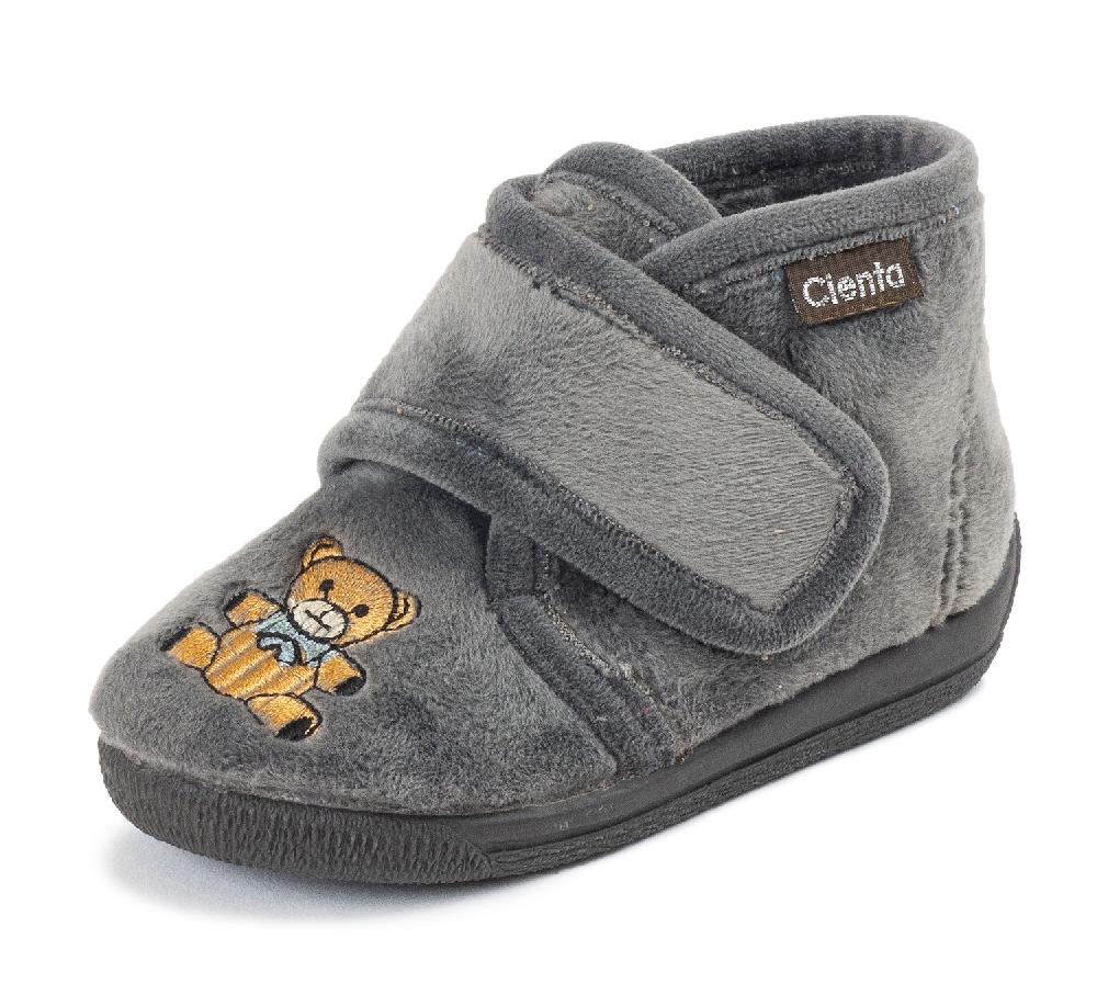 Cienta Bota Para Casa Velcro Ositos