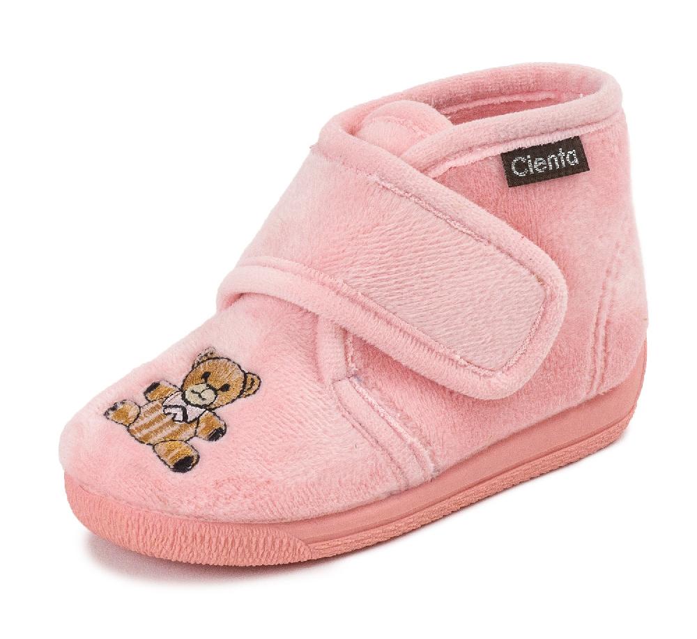 Cienta Bota Para Casa Velcro Ositos