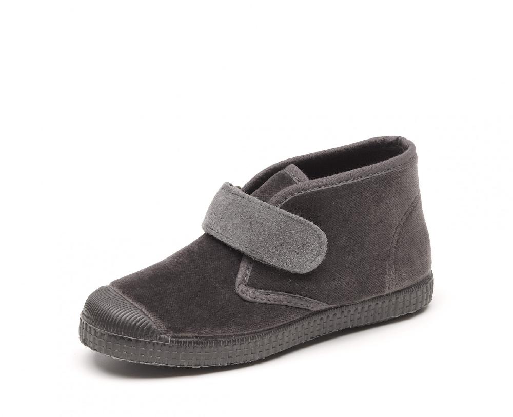 Cienta Bota Puntera Velcro Terciopelo