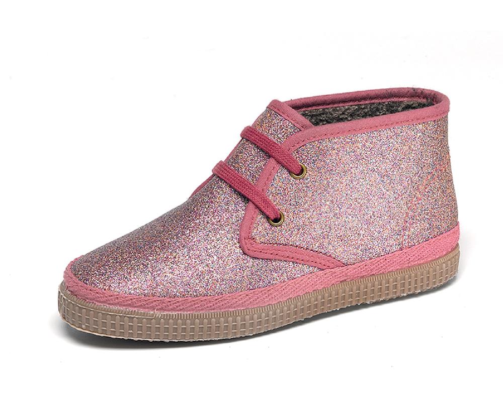 Cienta Bota Safari/Pisacacas Serraje Brillantina