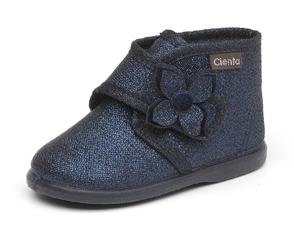 Cienta Bota Velcro Broche Metalizado