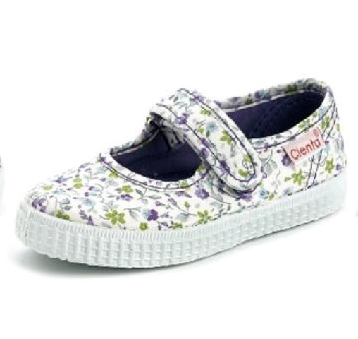 Cienta Mercedes Velcro Flores 19