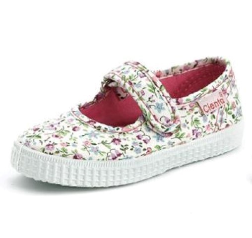 Cienta Mercedes Velcro Flores 19