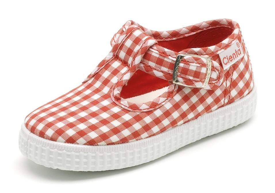 Cienta Merceditas Velcro Cuadros Vichy