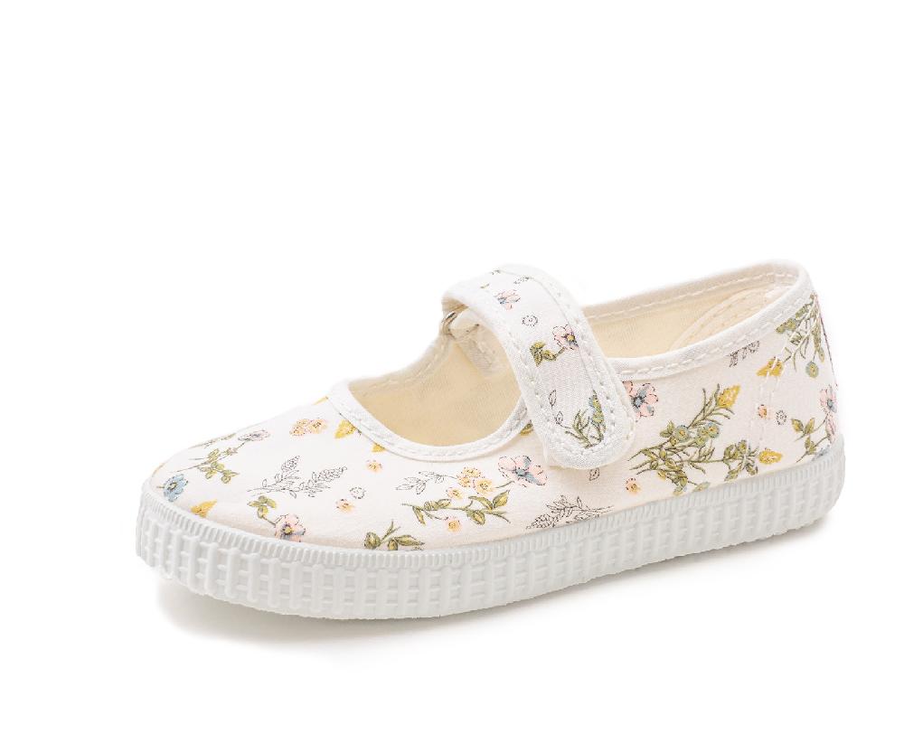 Cienta Merceditas Velcro Flores