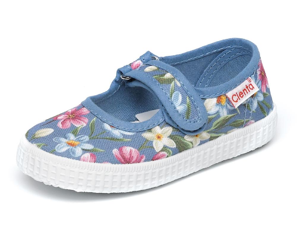 Cienta Merceditas Velcro Flores Cienta