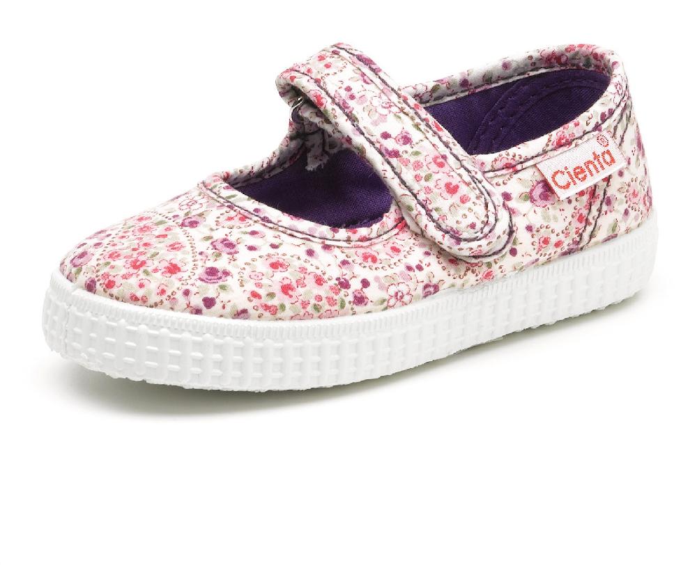 Cienta Merceditas Velcro Flores