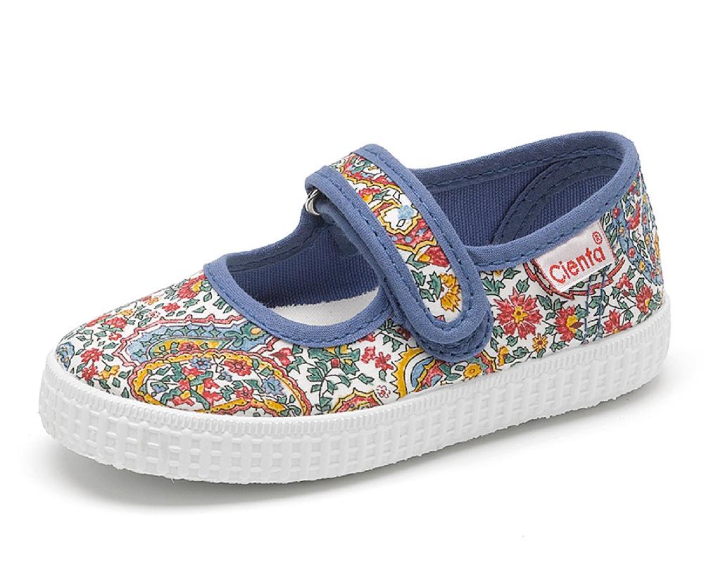 Cienta Merceditas Velcro Flores Liberty