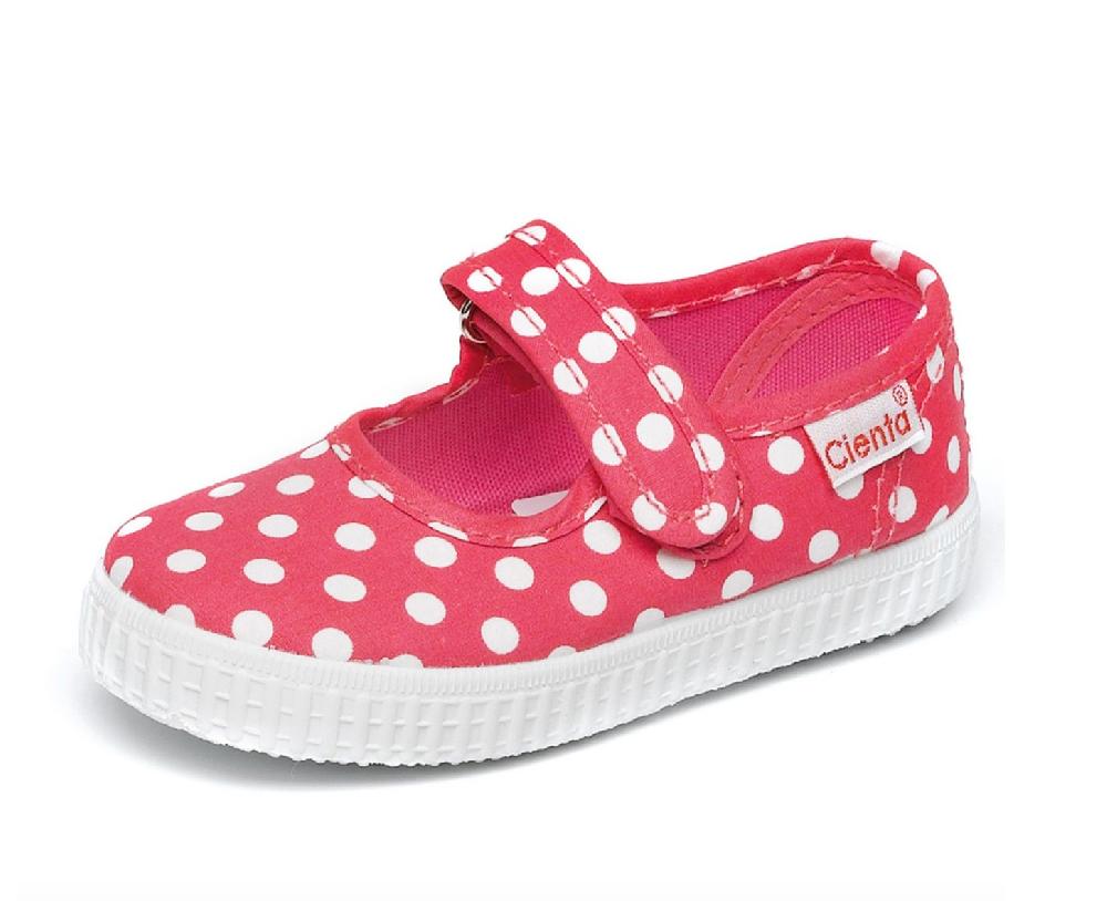 Cienta Merceditas Velcro Lunares