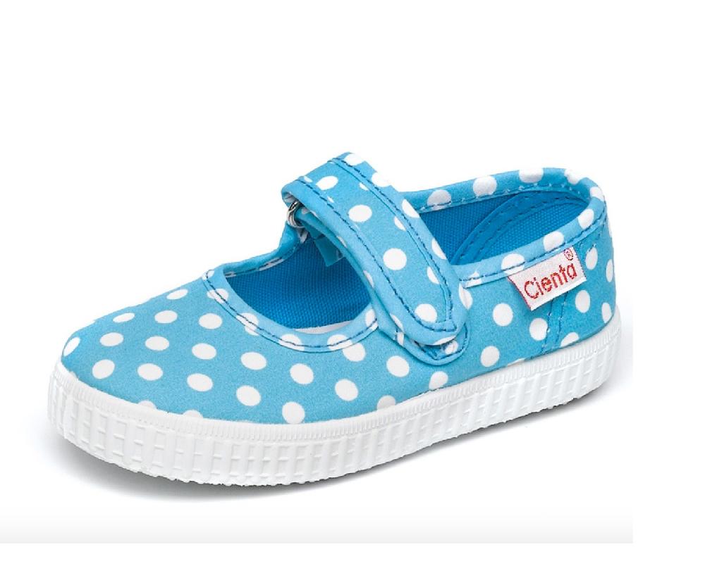 Cienta Merceditas Velcro Lunares