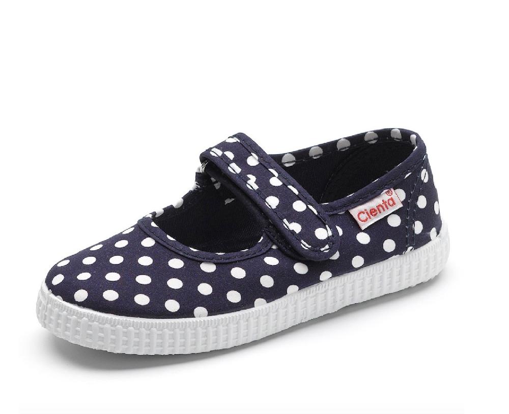 Cienta Merceditas Velcro Lunares