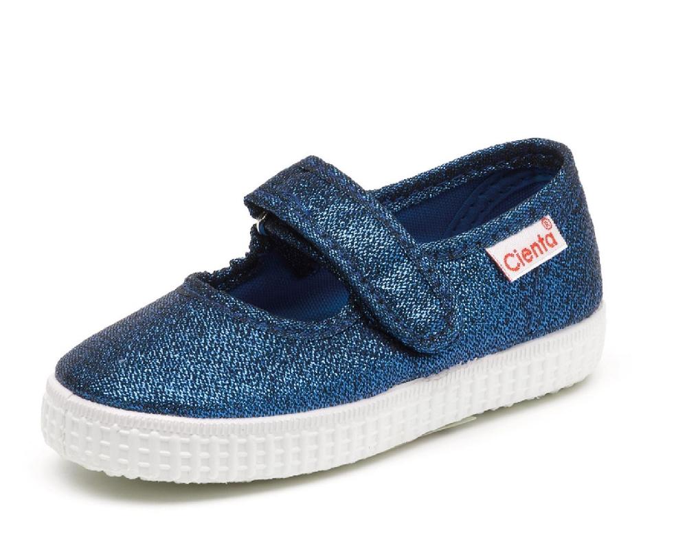 Cienta Merceditas Velcro Metalizada