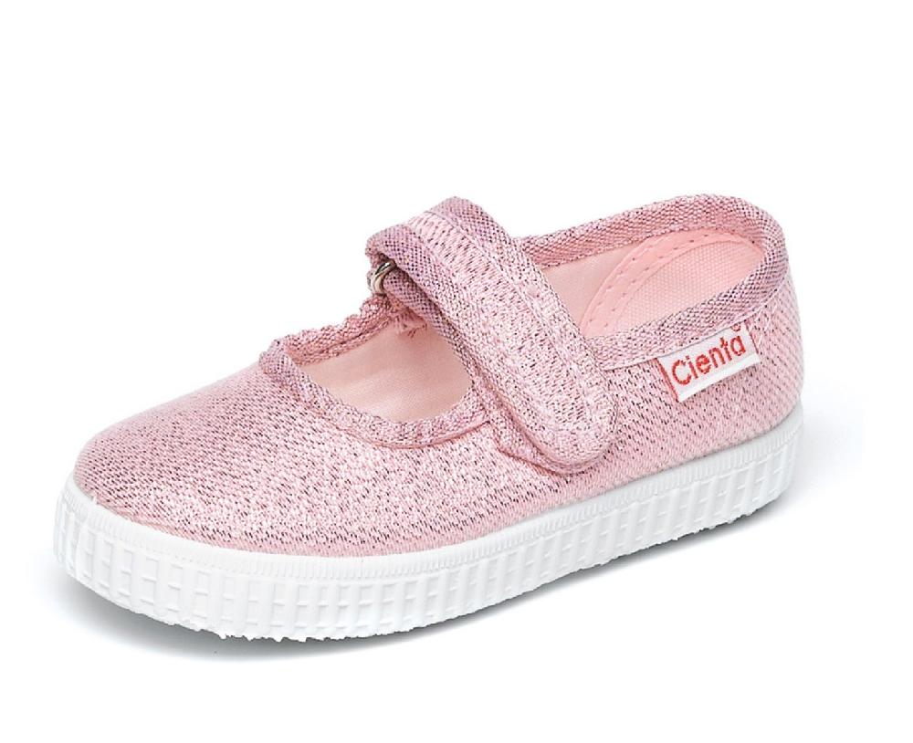 Cienta Merceditas Velcro Metalizada