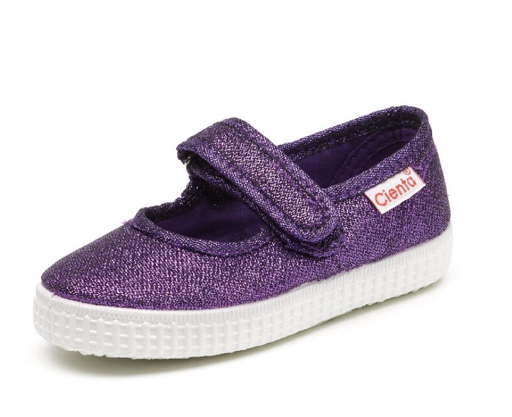 Cienta Merceditas Velcro Metalizada