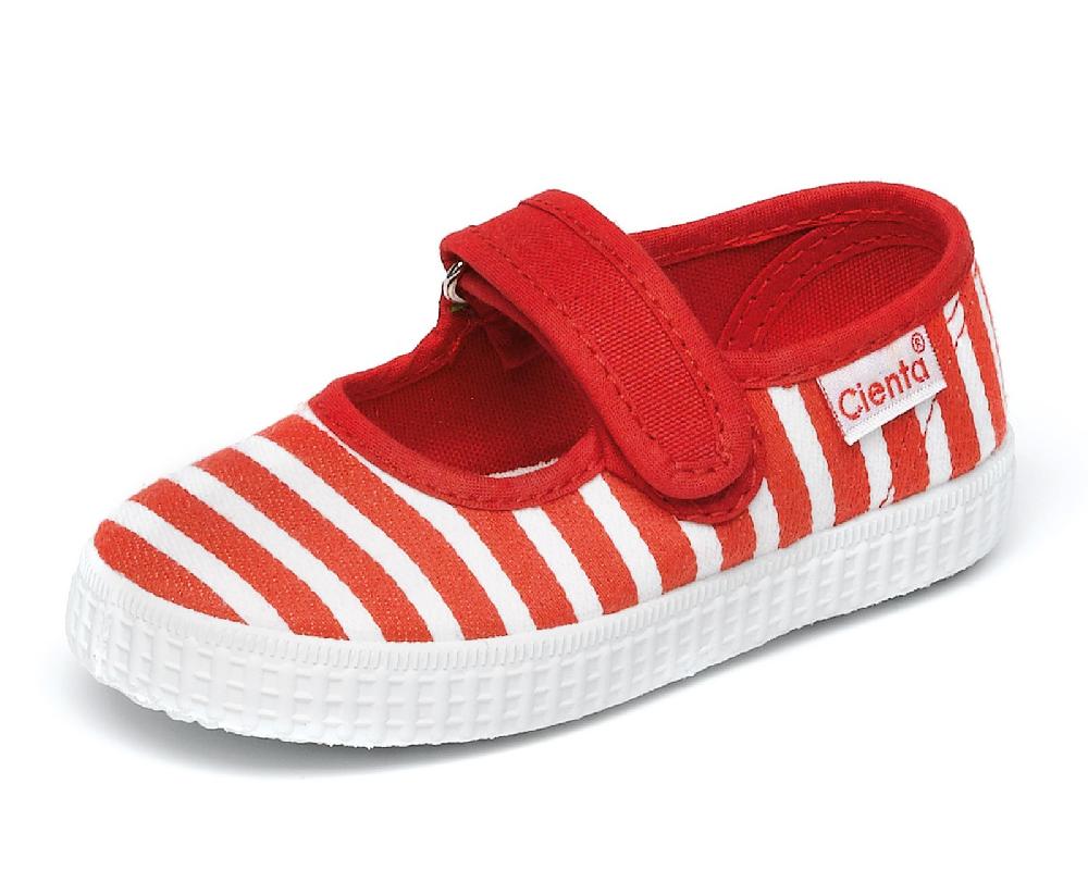 Cienta Merceditas Velcro Rayas