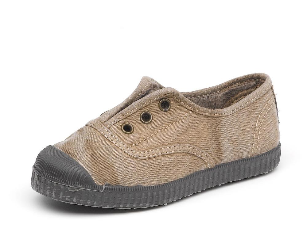 Cienta Zapatilla Ingles Efecto Desgastado Pelo