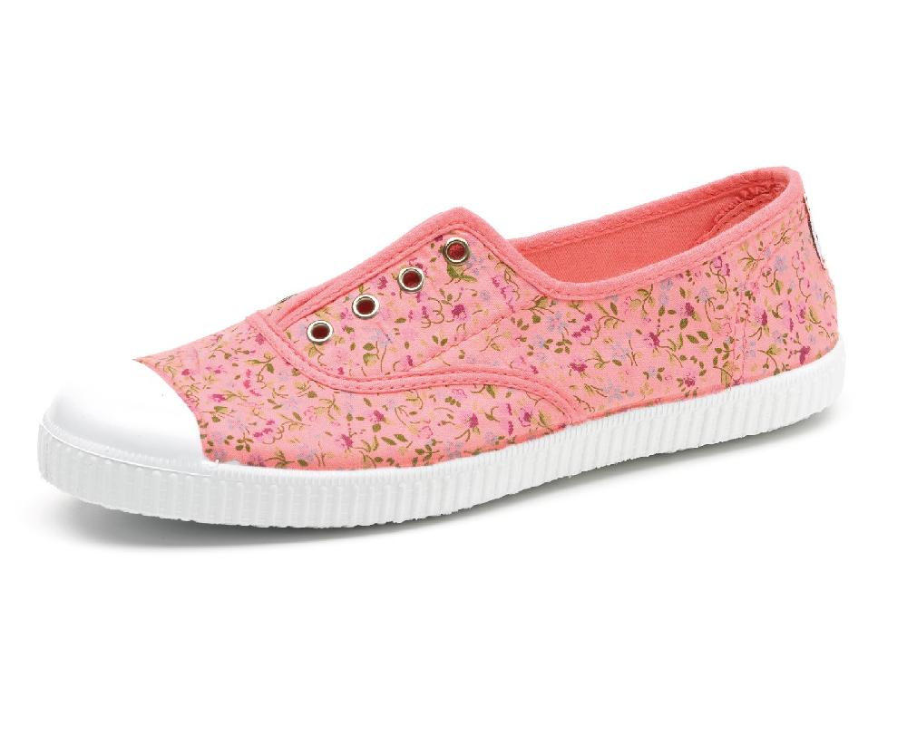 Cienta Zapatilla Ingles Flores Tintada